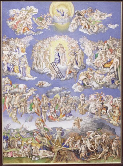 Giudizio Universale (dopo Michelangelo), c.1570 da Giorgio Giulio Clovio